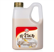 猪骨白汤2公斤X10桶/箱 仟味
